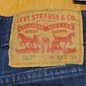 Levi Strauss‎ & Co. 512 Jeans W33 L30